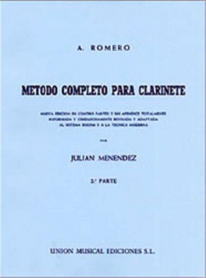 Romero clarinete Volumen 1