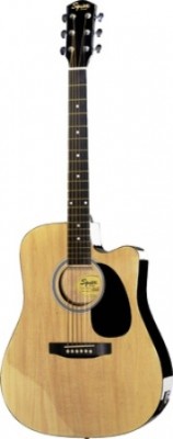 Guitarra electroacústica Fender Squier SA 105CE