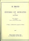 Estudios y sonatas H. Brod, oboe