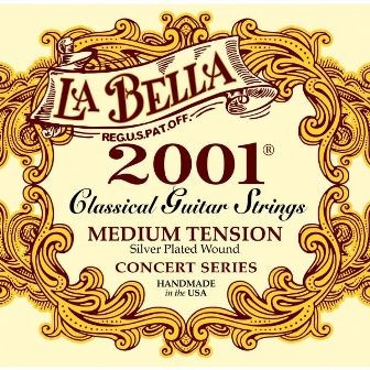 Cuerdas de guitarra La Bella 2001 Clasica